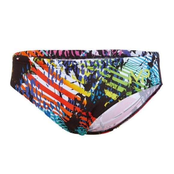 Michael Phelps MP Men's Chlorine Resistant Training Brief Swimsuit Panther 22 - Picture 1 of 2
